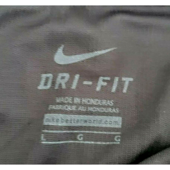 Nike Dri Fit Polo Black/ White Trim Short Sleeve - Picture 4 of 6